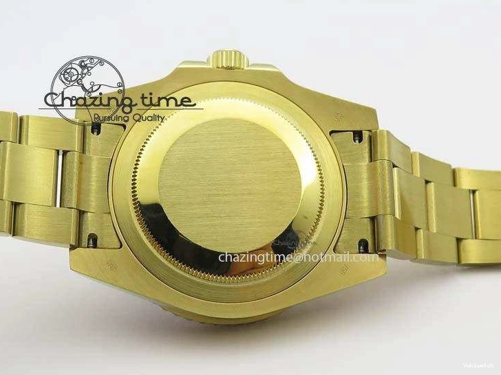 GMT-Master Bezel On Bracelet YG II Bp-Maker Green Ceramic YG A3186 116718LN Dial 1002